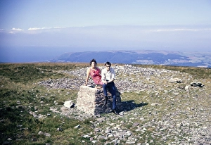 Dunkery Beacon, highest point in Exmoor National Park, Somerset, England 1, 705 ft 520 metres, 1967