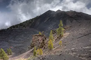 Duraznero volcano, field of lava of the San Juan eruption