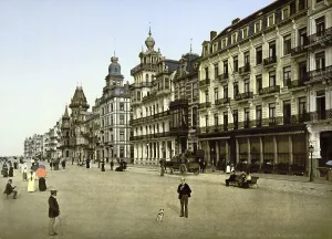 The dyke, beach promenade in Ostend