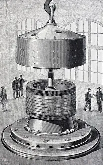 Dynamo machine of the Niagara power plant