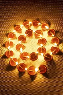 E Mail Symbol of Diyas Diwali Festival