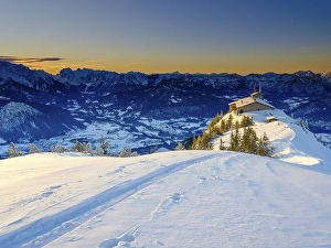 Eagle's Nest, lonely ski track at the Eagle's Nest