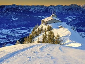 Eagle's Nest, lonely ski track at the Eagle's Nest