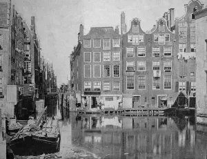 Early autotype of Amsterdam, North Holland