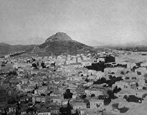 Early autotype of Athens, Greece