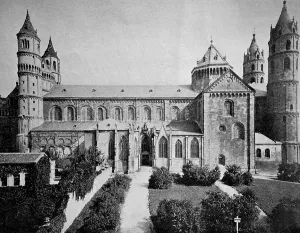 Early autotype of the Cathedral of Worms