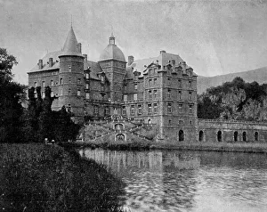 Early autotype of the Chateau de Vizille palace