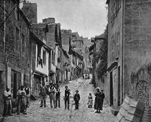 Early autotype of Dinan, Brittany
