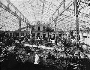 Early autotype of the Jardin d'Hiver du Casino