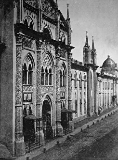Early autotype of the Kremlin, Moscow
