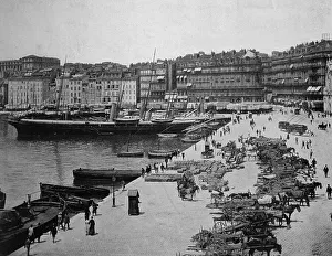 Early autotype of Marseille, Bouches-du-Rhone