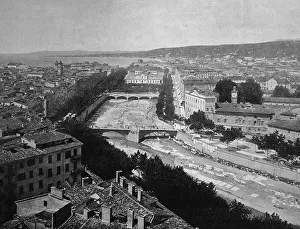 Early autotype of Nice, Provence-Alpes-Cote d'Azur