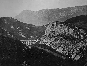 Early autotype of the Semmering Pass