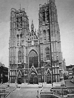 Early autotype, St. Michael and St