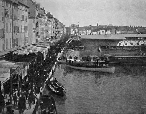 Early autotype of Toulon, Provence-Alpes-Cote d'Azur