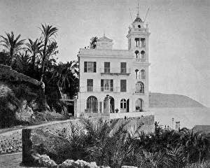 Early autotype of the Villa Garnier