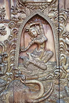 Earth goddess, Wat Wang Wiwekaram