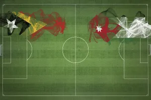 East Timor vs Jordan Soccer Match