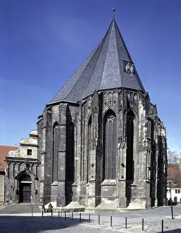 East view, St. Saint, Saint