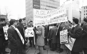 The Easter March 1969, here in Essen on 5