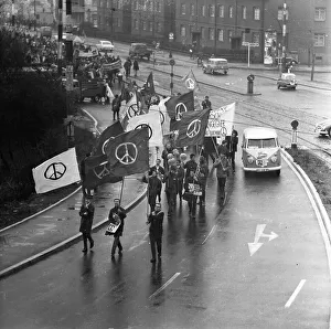 The Easter march of the opponents of nuclear weapons