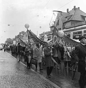 The Easter march of the opponents of nuclear weapons
