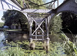 Eberswalde-Finow, Bridge over the Finow Canal/ bottom view