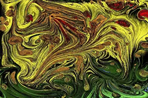 Category Historic EN Prints: Ebru marble effect surface pattern design for print