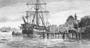 Eckernfoerde, Danish frigate Gesion