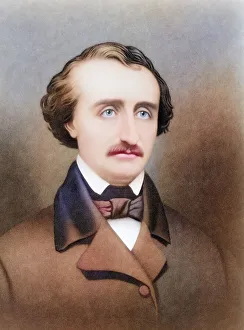 Edgar Allan Poe, 1809 to 1849, American writer
