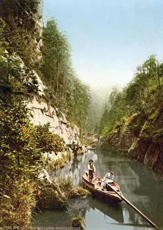Edmunds Klamm, Kamnitzklamm, Elbsandsteingebirge zwischen Srbska Kamenice