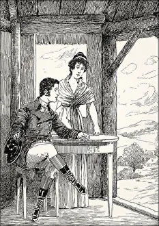 Eduard and Charlotte at their rural estate