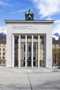 Eduard Wallnofer Square with Liberation Monument