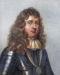 Edward Montagu 1st Earl of Sandwich Viscount Hinchingbrooke 1625 to 1672 English admiral who brought Charles II to