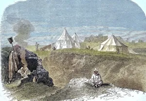 Egyptian border post on the border with Abyssinia