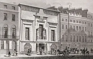 The Egyptian Hall in Piccadilly