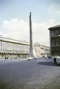 Egyptian Lateran obelisk monument in Piazza San Giovanni in Laterano
