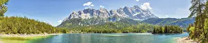 Eibsee lake, below the Zugspitze