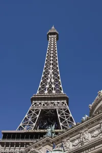 The Eiffel Tower of the Paris Hotel in Las Vegas