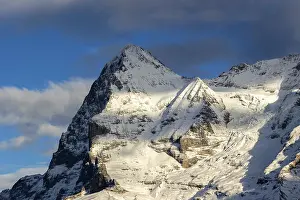 Eiger Mountain at Sunset in Winter