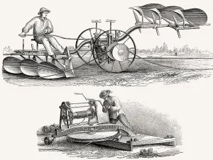 Ein landwirtschaftliches Pflugsystem