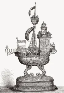 Eine alte deutsche Uhr, 16. Jahrhundert
