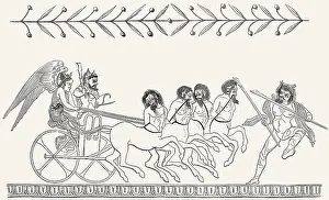 Eine Parodie auf die Apotheose des Herakles