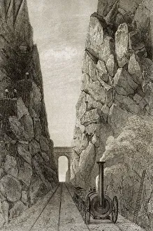 Einschnitt Olive Mount, Liverpool and Manchester Railway