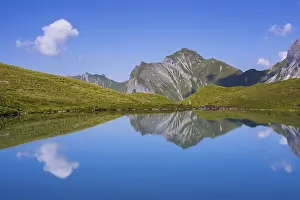 Category Mountain Landscapes Prints: Eissee, Oytal, behind Himmelhorn