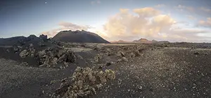 El Cuervo volcano at sunrise, Lanzarote