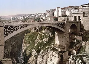 Former El-Kantara bridge over the Rhumel