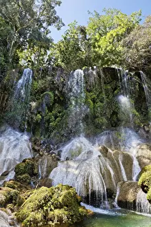 El Nicho waterfalls, on the water trail