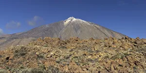 El Teide National Park, behind it Pico del Teide