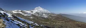 Category Mountain Landscapes Prints: El Teide National Park, behind it the Pico del Teide